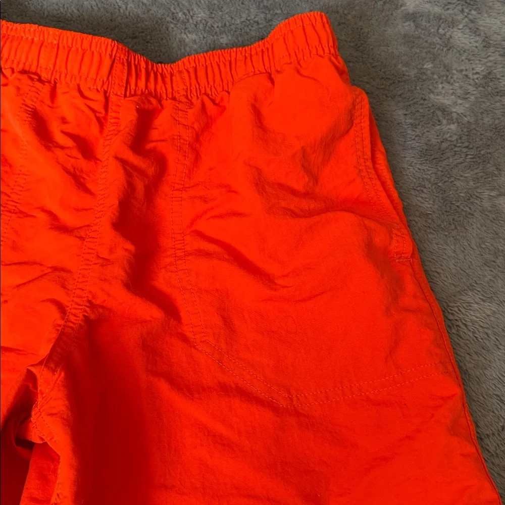 Patagonia Swim Trunks Shorts Lined Pockets Orange Kids XL Netplus Shells